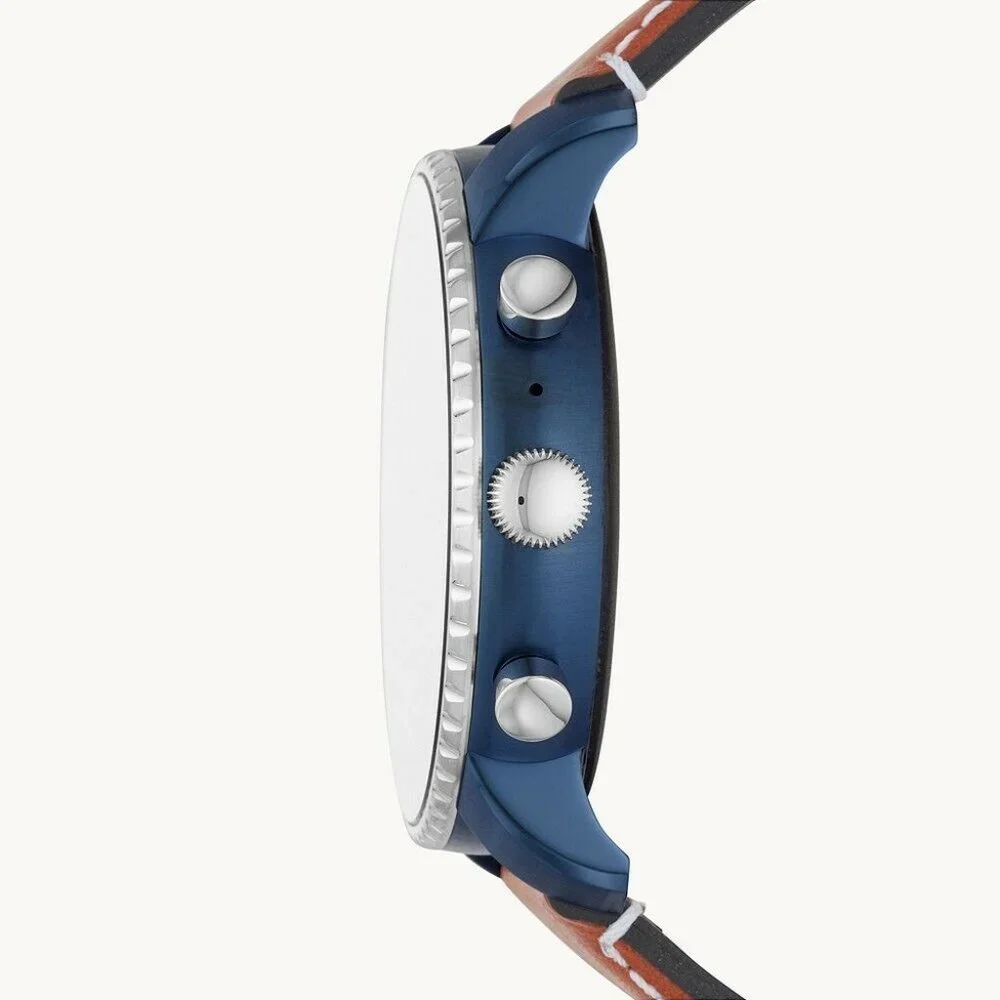 $275 MSRP | Fossil FTW4016 Gen 4 Smartwatch Explorist HR Tan Leather